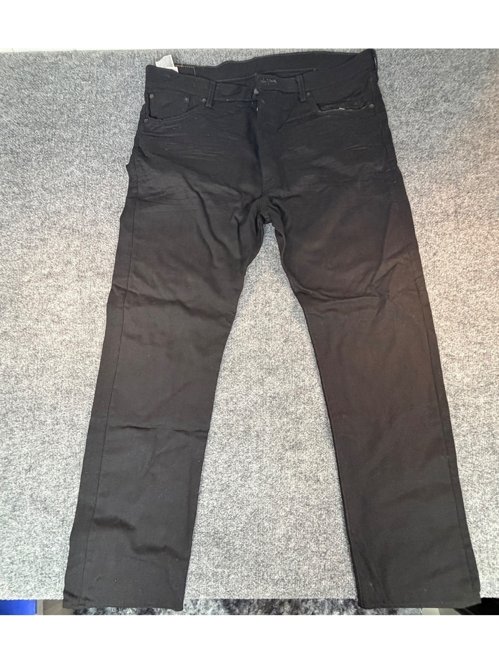 Levi's 501 Original Premium Regular Straight Jeans 40X34 Men's Black 100% Cotton